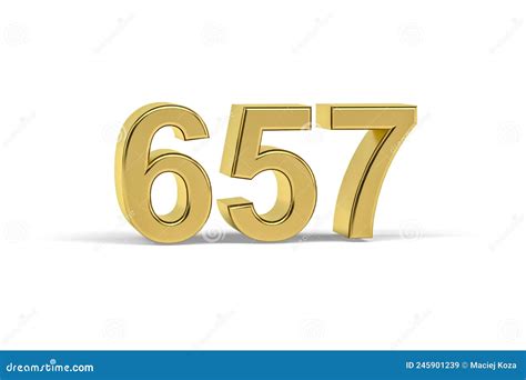 3D Lotto Number: 657 .